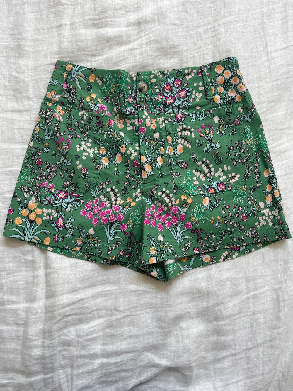 Anthropologie Maeve Floral Colette Short 28